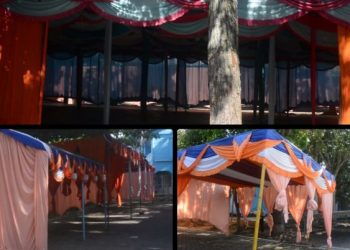 Tenda Bazar Mulai Memenuhi Kampus UM Tapsel