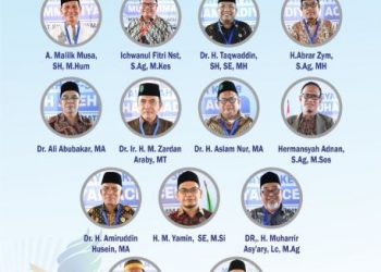 Ini Dia 13 Nama Pimpinan Wilayah Muhammadiyah Aceh.