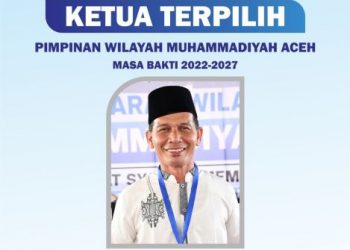 A Malik Musa Pimpin Muhammadiyah Provinsi Aceh untuk Periode 2022-2027