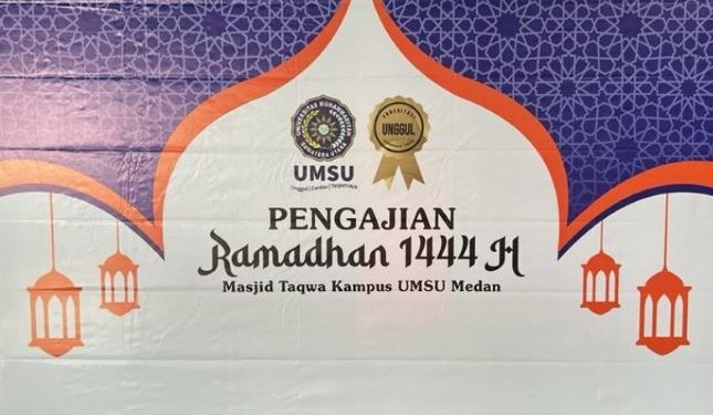 Masjid Taqwa Kampus UMSU Gelar 10 Seri Pengajian Ramadan 1444 H
