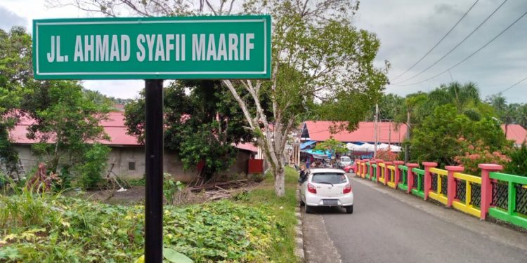 Ahmad Syafii Maarif Diabadikan Sebagai Nama Jalan di Sumatera Barat