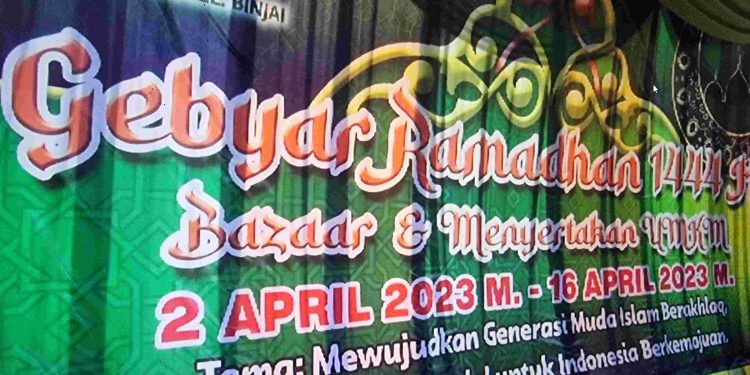 Muhammadiyah Ranting Kelurahan Binjai Gelar Bazar, Lomba dan Santunan Ramadan 1444 H