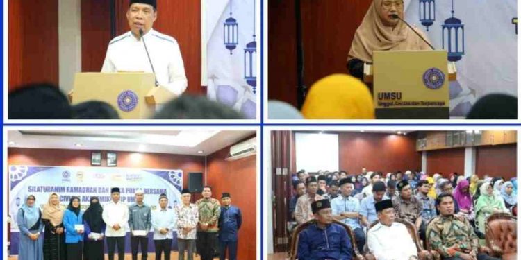 Mempererat Kebersamaan, Rektor UMSU Hadiri Silaturahmi Ramadan FKIP