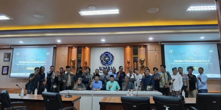 Buka Puasa UMSU dengan Jurnalis. Rektor : Merajut Hubungan Batin yang Sudah Baik