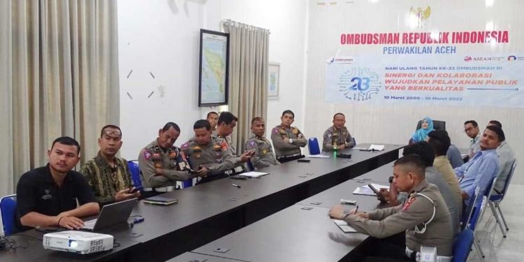 Pantau Posko Mudik, Ombudsman Aceh Lakukan Koordinasi Lintas Sektor.