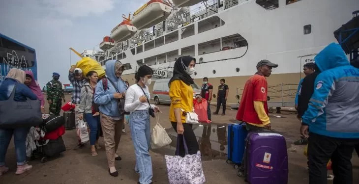 Mudik Lebaran,  KM Kelud Angkut 3.741 Penumpang dari Belawan ke Batam