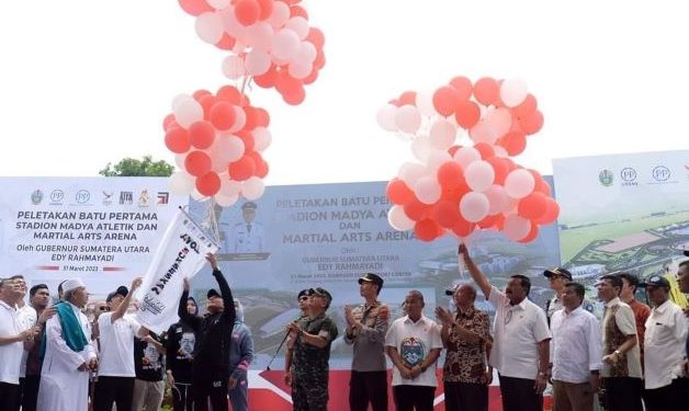 Pembangunan Venue Sport Center PON Sumut Dimulai