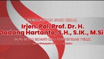 UMSU Kukuhkan Irjen Dadang Hartanto Menjadi Guru Besar Ilmu Administrasi Publik