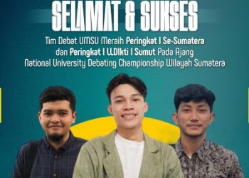 Tim UMSU Juara Debat  Wakili Sumatera ke Tingkat Nasional