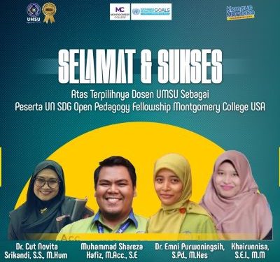 Empat dosen UMSU Lolos Program UN SGD Open Pedagogy Fellowship