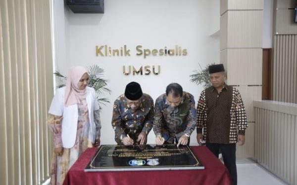 Ketum PP Muhammadiyah  Resmikan Klinik Spesialis FK UMSU
