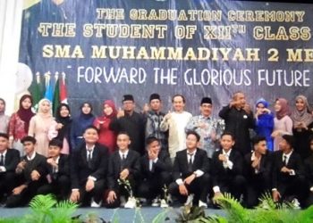 SMA Muhammadiyah Tanjung Sari Wisuda 232 Pelajar, 36 Diantaranya Lulus di Perguruan Tinggi Negeri