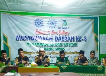 Muhammadiyah Padang Lawas: Su’dan Pasaribu Pimpin PDM, Nurma Hidayah Pimpin PDA