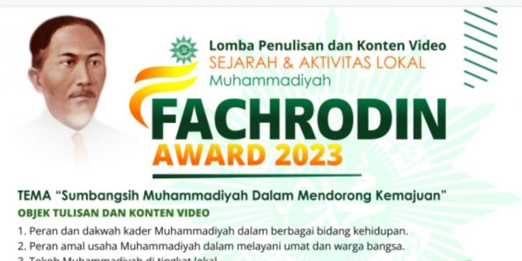 Sambut Milad ke-111, Muhammadiyah Gelar Lomba Fachrodin Award