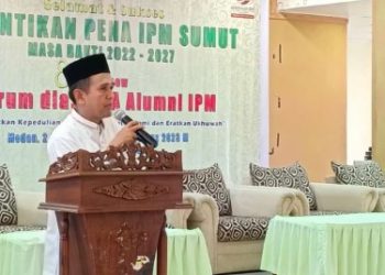Adrizal dilantik sebagai Ketua Umum PENA IPM Sumut Periode 2022-2027