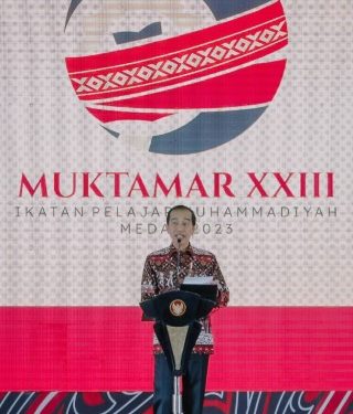 Presiden Jokowi Buka Muktamar XXIII IPM di Medan: Kangen Saya Terobati