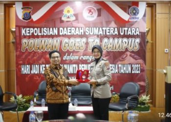 Polda Sumut Gelar “Polwan Goes to Campus” di UMSU, Edukasi Cegah Kekerasan Seksual