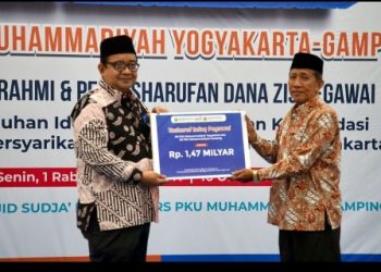 Muhammadiyah Se-DIY Terima 1.47 Milyar Dana ZIS PKU Jogja & Gamping Untuk Berdayakan Umat