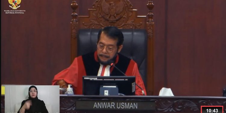 MK Tolak Uji Materi Batas Usia Capres-Cawapres Maksimal 70 Tahun