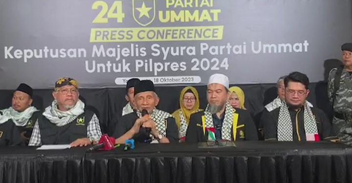 Majelis Syura Partai Ummat Deklarasikan Dukungan untuk Anies-Muhaimin