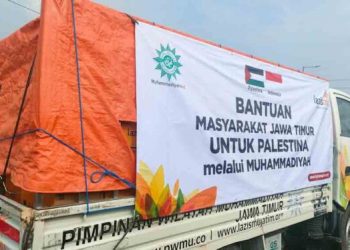 Bantuan Lazismu Jatim Untuk Palestina Diberangkatkan Dengan Kapal dr Radjiman Wedyodiningrat