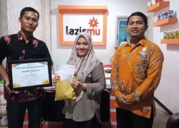 SMK PAB 2 Helvetia Salurkan Donasi untuk Palestina melalui Lazismu Kota Medan