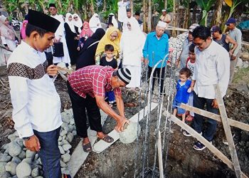 Sampe Tua Sihite Wakafkan Lahannya untuk Pembangunan Masjid Qolbun Salim