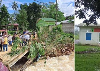 Luapan Sungai Singolot Hanyutkan 38 Pondok Santri Musthafawiyah