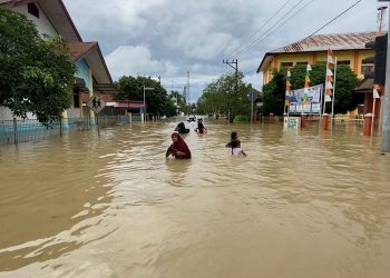 1.504 Jiwa Mengungsi akibat Banjir Aceh Utara, 1 Anak Tewas
