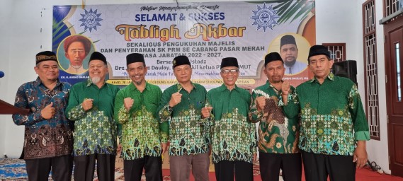 Pengukuhan PRM dan Majelis Cabang Pasar Merah