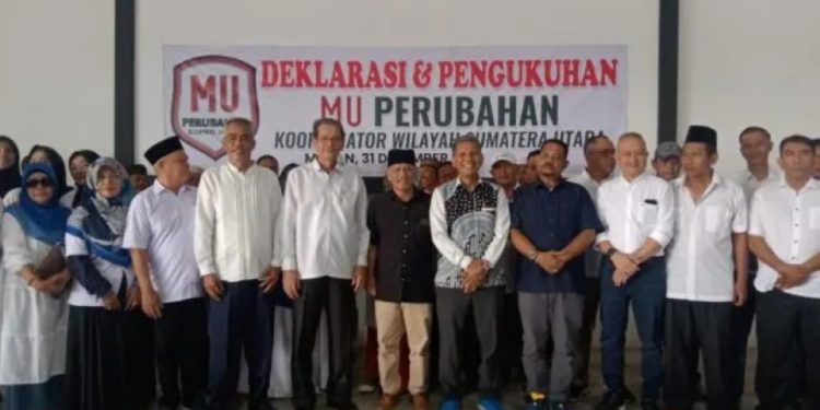 Dikukuhkan, MU Perubahan Sumut Siap Bergerak Menangkan AMIN