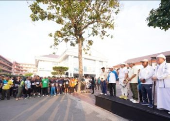 Run and Walk Milad UMSU Ke 67 Diikuti Ribuan Peserta dan Mahasiswa Internasional