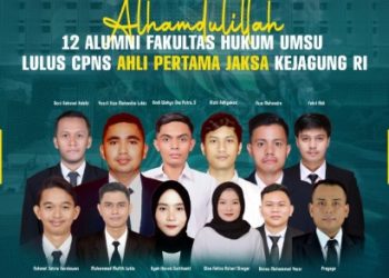 12 Alumni FH UMSU Lulus CPNS Ahli Pertama Jaksa Kejagung RI
