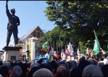 Ratusan Dosen dan Mahasiswa ITS PKU Muhammadiyah Aksi Bela Palestina
