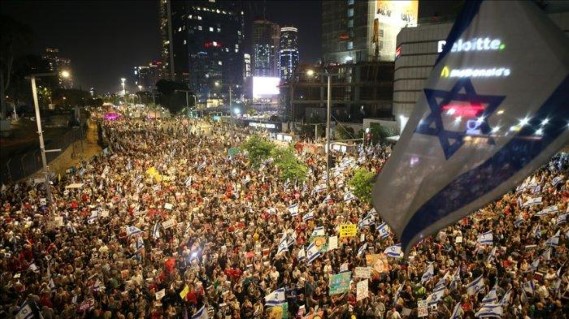 Ratusan Keluarga Tentara Israel Ngamuk di Jalanan