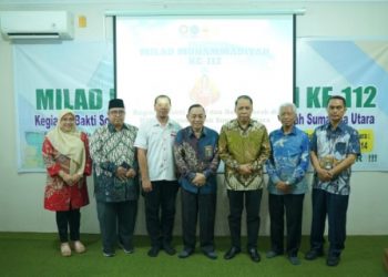 Milad 112  Muhammadiyah : RSU Muhammadiyah Sumut Gelar Bakti Sosial dan Donor Darah