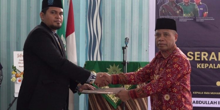PW Muhammadiyah Sumut Lantik Ivansyah Ali Menjadi Kepala SMAM-1 Medan
