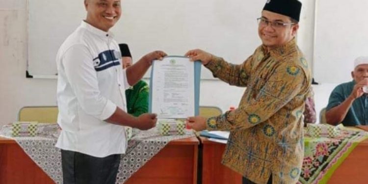 Sugeng SPd Diamanahkan Pimpin MTS Muhammadiyah 23 Sinunukan