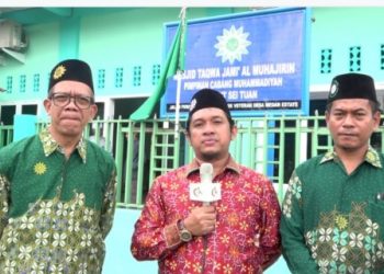 PCM Percut Sei Tuan Terima Wakaf Tanah dan Masjid Sarana Dakwah Muhammadiyah
