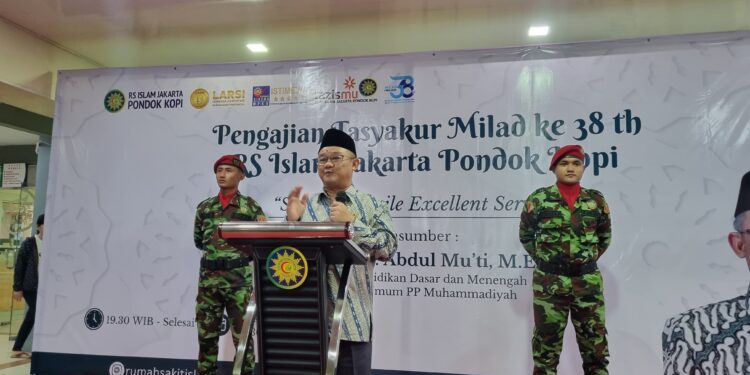 Abdul Mu’ti Ingatkan RS Muhammadiyah agar Tangguh dan Lincah Menghadapi Era Disrupsi