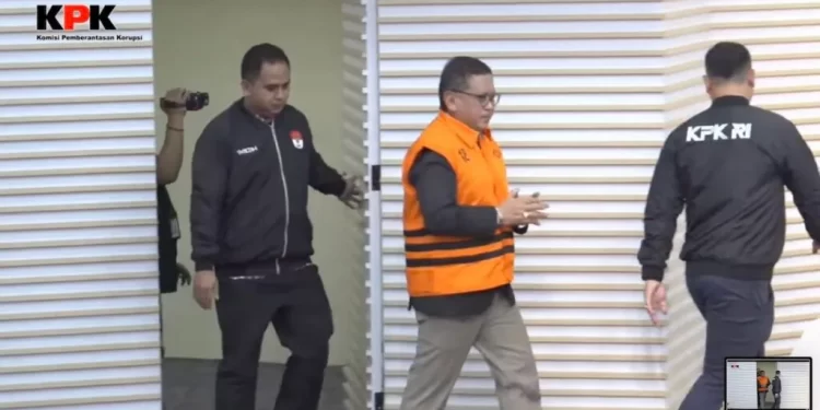 KPK Tahan Sekjen PDIP Hasto Kristiyanto
