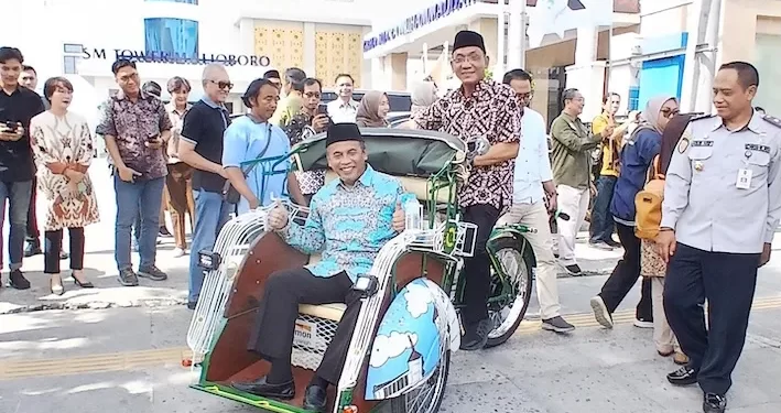 Becak Listrik 1912 Sinergikan Pemberdayaan Ekonomi Umat dan Gerakan Ramah Lingkungan
