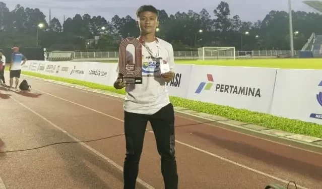 Fitra Sadewa, Siswa SMA Muhammadiyah 8 Kisaran, Raih Juara 2 Nasional Lompat Jauh