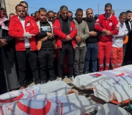 Israel Eksekusi 15 Petugas Medis di Gaza, Bukti Video dari Camera Patugas Medis yang Tewas