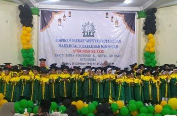 Majelis Paud Dasmen Aisyiyah Kota  Medan Gelar Syukuran XXIX Santri TPQ se-Kota Medan