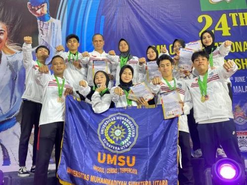 Milo International Open Karate Championship  Malaysia, Atlet UMSU Sukses Raih 9 Medali