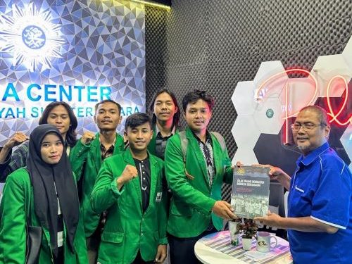 Studio Digital Muhammadiyah Terima Kunjungan Mahasiswa UINSU