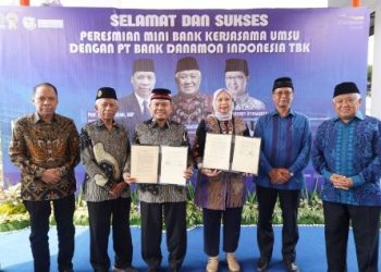 Terobosan UMSU – Bank Danamon, Din Syamsuddin Resmikan Bank Mini di Kampus UMSU