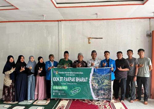 FAI UMSU dan LDK PP Muhammadiyah Gelar KKN dan Pengabdian Masyarakat di Daerah 3T Gunung Sitoli dan Pakpak Bharat