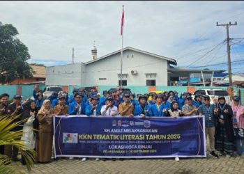 Kadis Perpustakaan Binjai Terima Mahasiswa KKN Tematik Literasi UMSU